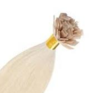 Blonde Flat-tips Human Hair Extensions
