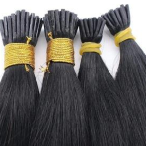 Black I-Tips Human Hair Extensions